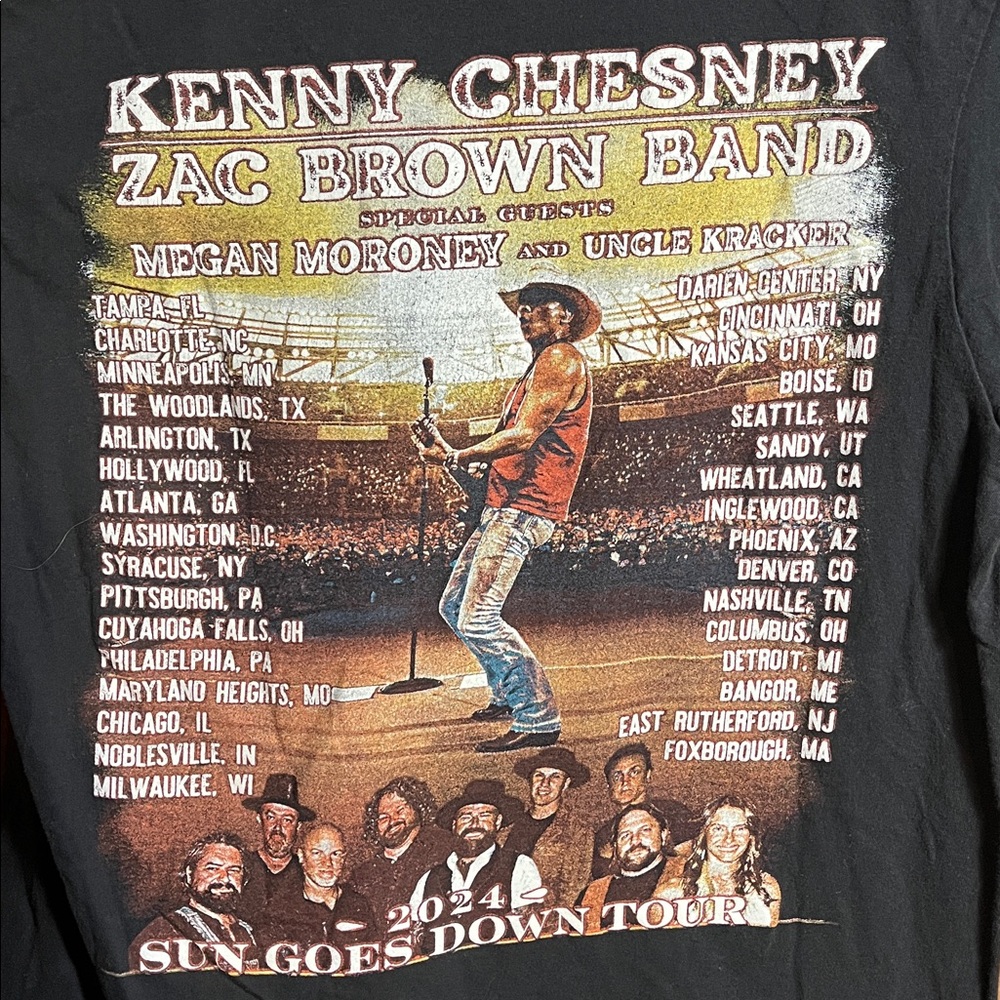Kenny Chesney 2024 Tour t shirt - Picture 5 of 5
